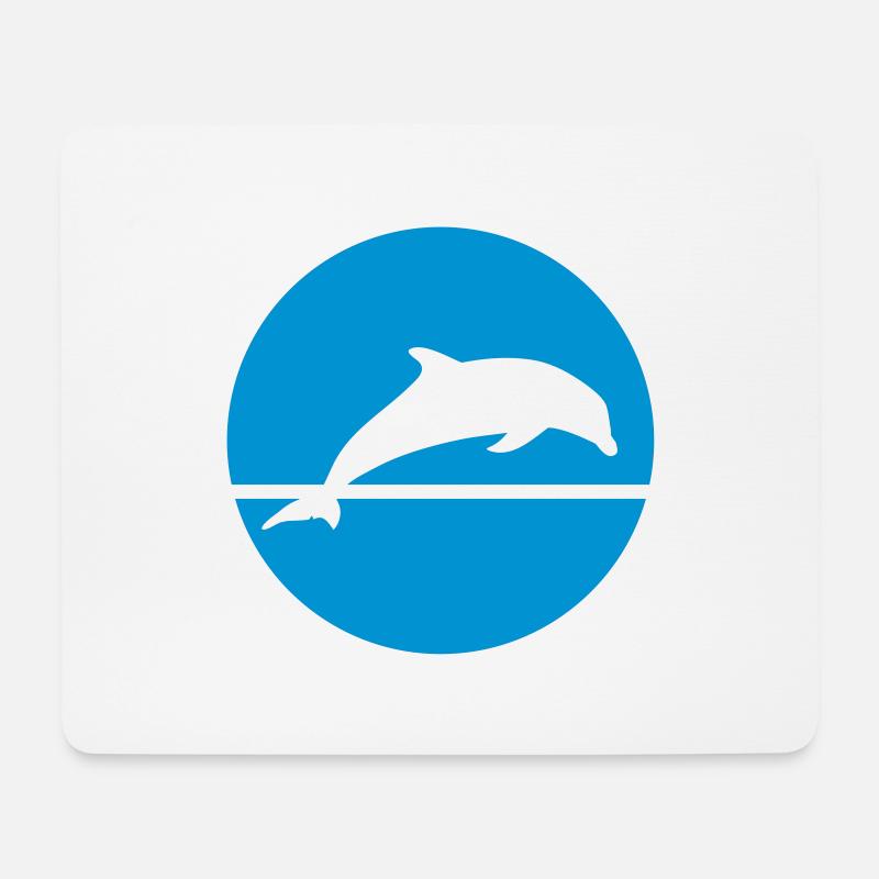 Dolphin - Mouse Pad (horizontal) - white