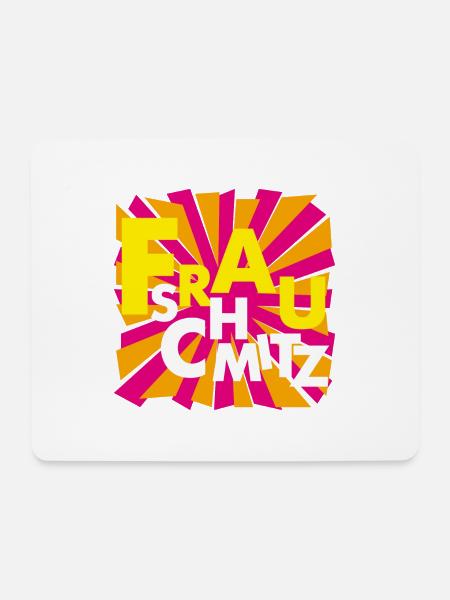 Frau Schmitz - Mousepad (Querformat) - Weiß