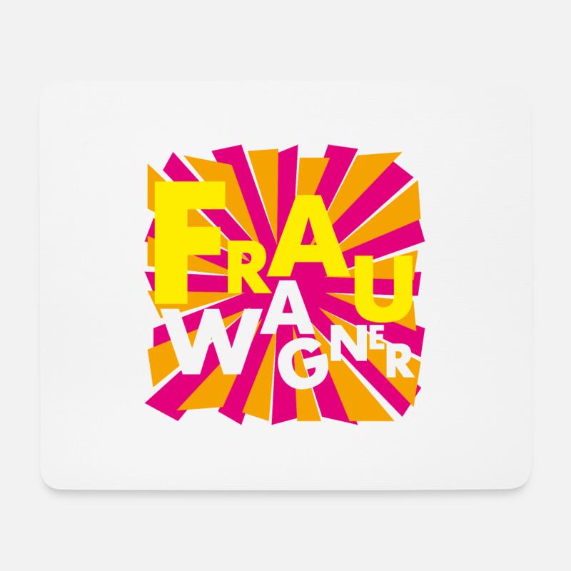 Frau Wagner - Mousepad (Querformat) - Weiß
