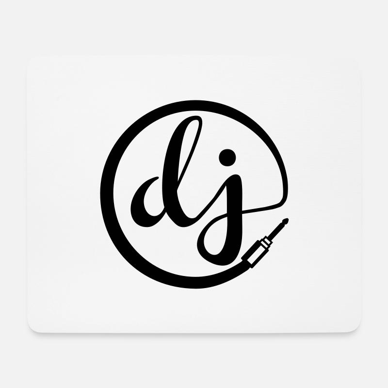 dj - Mouse Pad (horizontal) - white