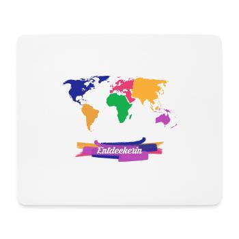 Discoverer world trip - Mouse Pad (horizontal) - white - Front