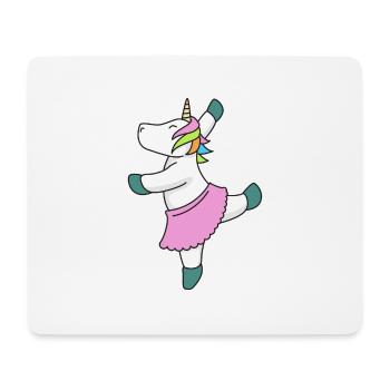 Ballet unicorn gift dancing sport ballerina - Mouse Pad (horizontal) - white - Front