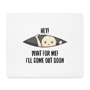 Pregnancy baby gift pregnant mom humor - Mouse Pad (horizontal) - white - Front