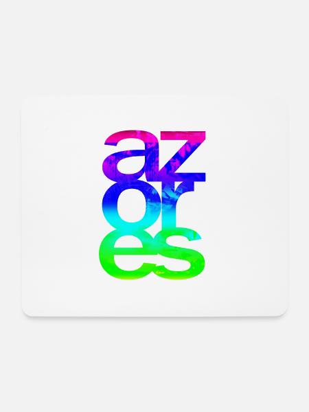 Azores - Mousepad (Querformat) - Weiß