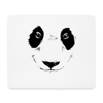 Panda (Scary) - Mouse Pad (horizontal) - white - Front