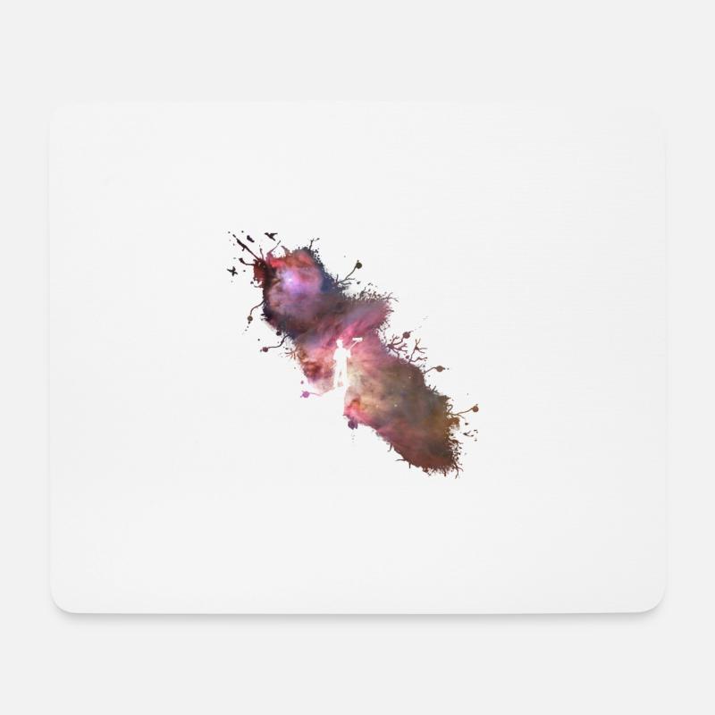Supernova étoilée peintre univers Etoiles 01 - Tapis de souris (format paysage) - blanc