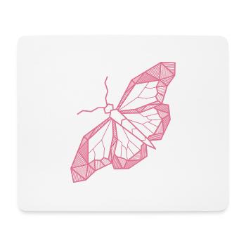 Papillon - Tapis de souris (format paysage) - blanc - Devant