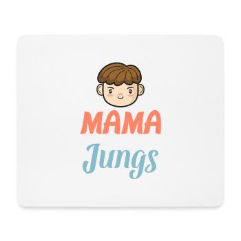 Mom of Guys - cadeau de maman fort cool - Tapis de souris (format paysage) - blanc - Devant