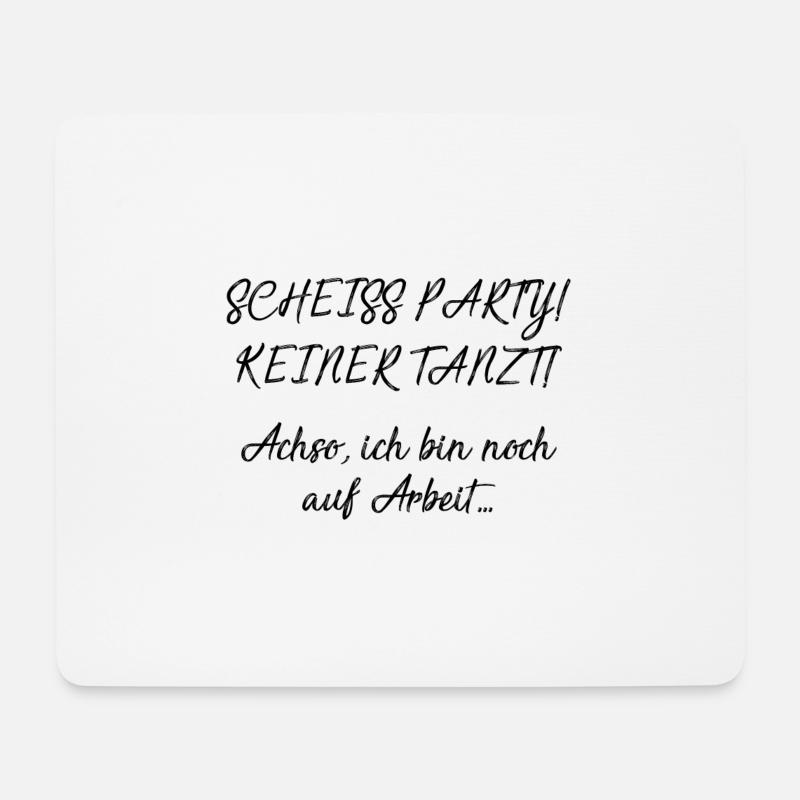 work - Mouse Pad (horizontal) - white