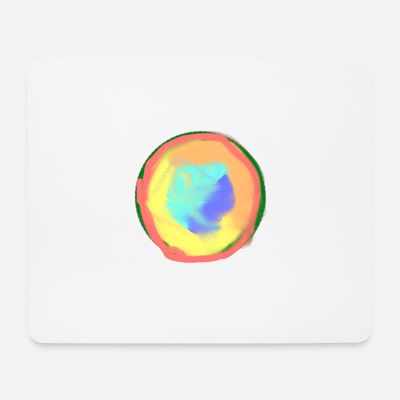 rainbow - Mouse Pad (horizontal) - white