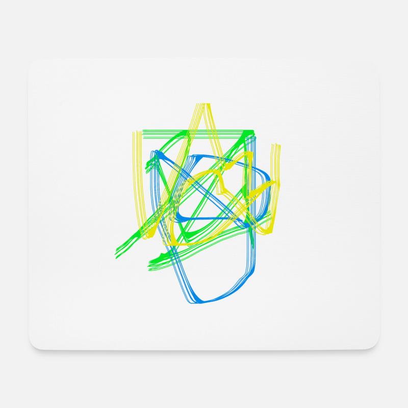Graffiti - Mousepad (Querformat) - Weiß