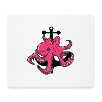 Octopus - octopus - anchor - Mouse Pad (horizontal) - white - Front