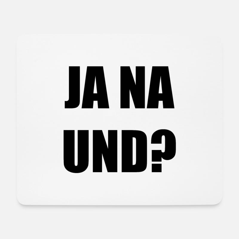 Janaund? - Mousepad (Querformat) - Weiß