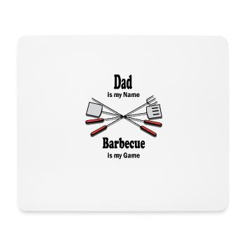 Dad Barbecue Gift, Best Dad Gift Idea - Mouse Pad (horizontal) - white - Front