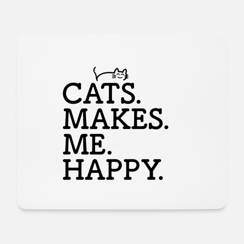 Cat Cats Cat Holder Kitten Gift - Mouse Pad (horizontal) - white