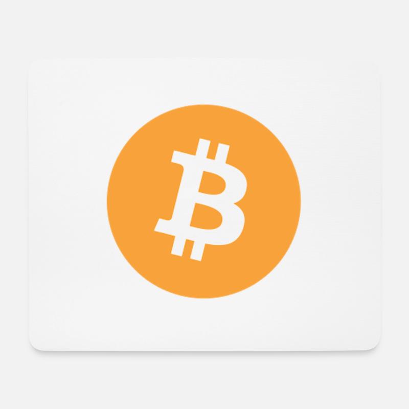 Bitcoin. - Mousepad (Querformat) - Weiß