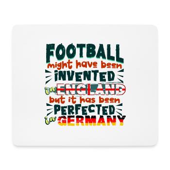 Football has been perfected in Germany - Mousepad (Querformat) - Weiß - Vorne