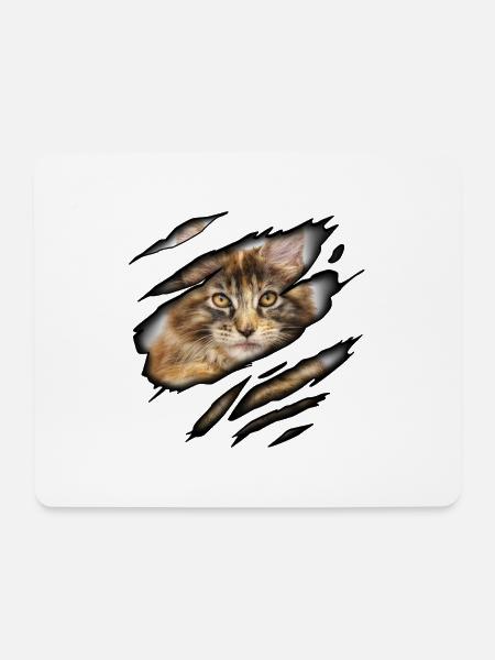 Maine Coon in mir - Mousepad (Querformat) - Weiß