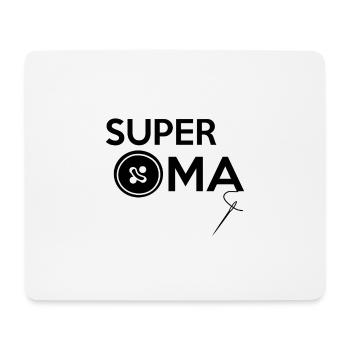 SUPER OMA - Mousepad (Querformat) - Weiß - Vorne