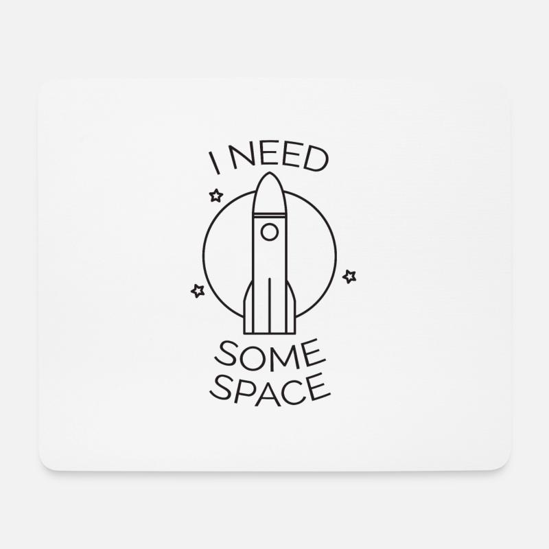 Space Gift Rocket Space Astronaut All - Mouse Pad (horizontal) - white