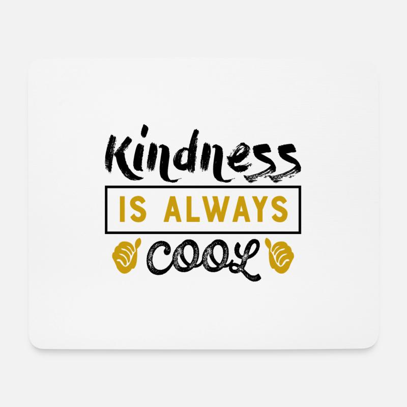 friendliness - Mouse Pad (horizontal) - white