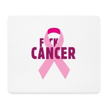 F * CK CANCER - Mouse Pad (horizontal) - white - Front