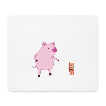 Bacon i am your father - Speck - Vater - Mousepad (Querformat) - Weiß - Vorne