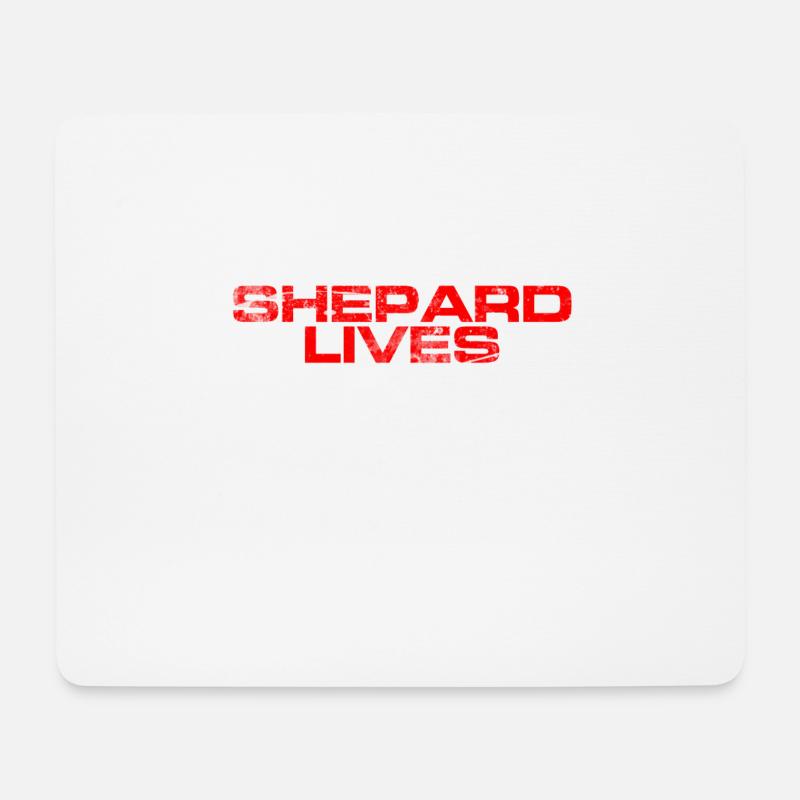 Shepard lebt - Mousepad (Querformat) - Weiß