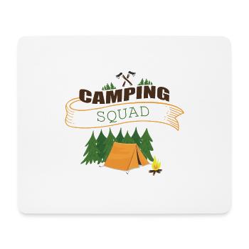 CAMPING SQUAD Équipe Camping - Tapis de souris (format paysage) - blanc - Devant