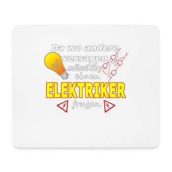 ELECTRICIAN - Mouse Pad (horizontal) - white - Front