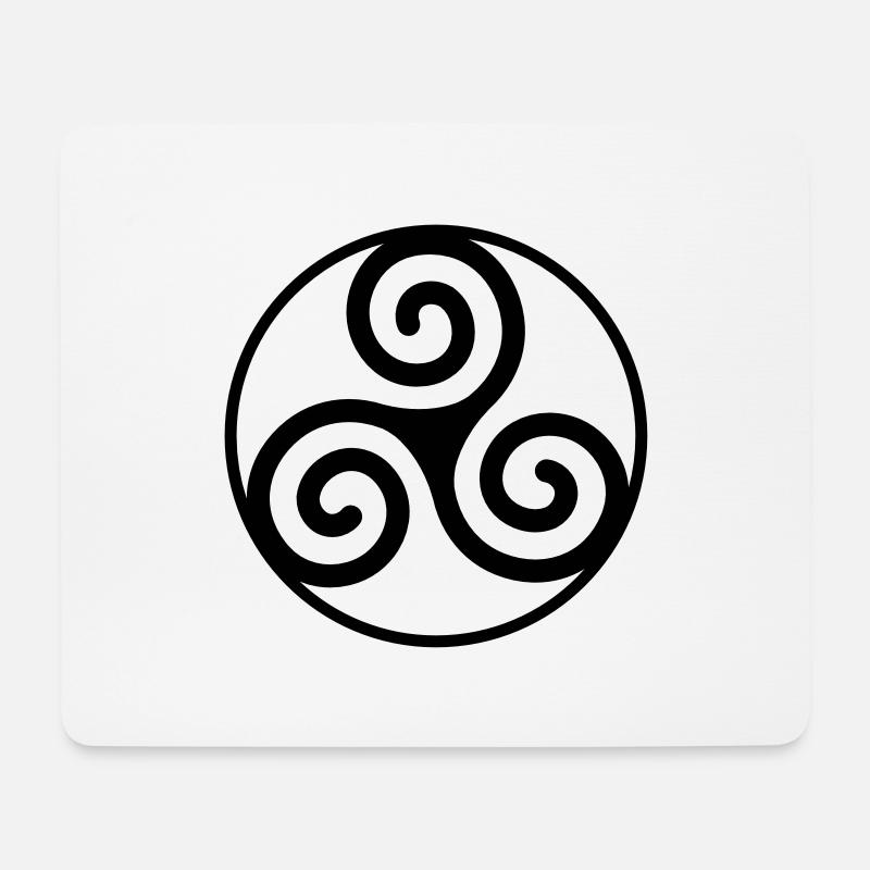 Keltisches Symbol - Mousepad (Querformat) - Weiß