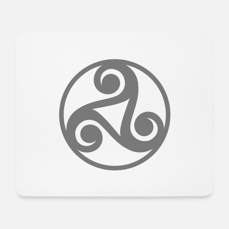 Keltisches Symbol - Mousepad (Querformat) - Weiß