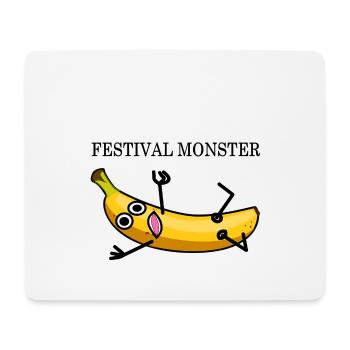 Festival banana - Mouse Pad (horizontal) - white - Front