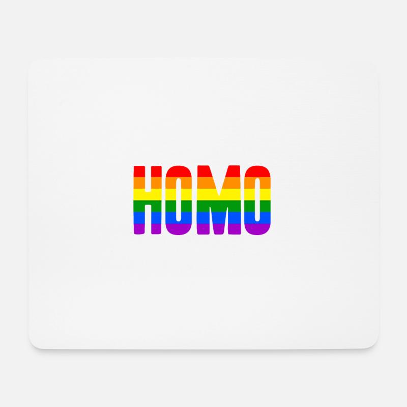 Just A Homo Sapien LGBT Geschenkidee - Mousepad (Querformat) - Weiß