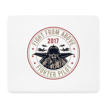 Combats d’Above - Tapis de souris (format paysage) - blanc - Devant