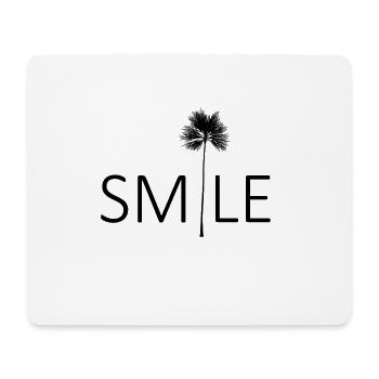 Smile palm tree gift - Mouse Pad (horizontal) - white - Front