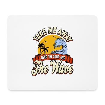 Cooles Sommer Shirt 2018 - Mousepad (Querformat) - Weiß - Vorne