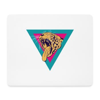 Leopard - Mousepad (Querformat) - Weiß - Vorne