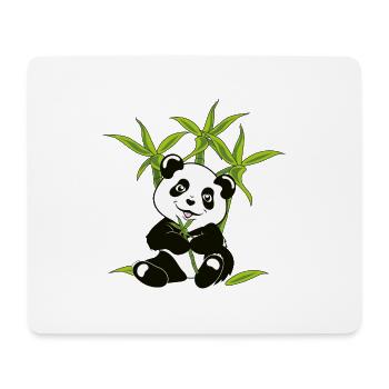 Panda Bear - Mouse Pad (horizontal) - white - Front