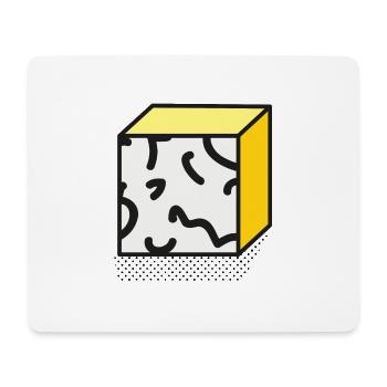 minimal memphis style - Mouse Pad (horizontal) - white - Front