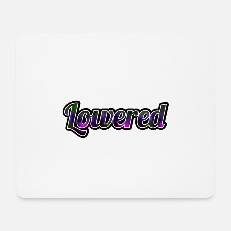 Logo low Magic Color - Mousepad (Querformat) - Weiß
