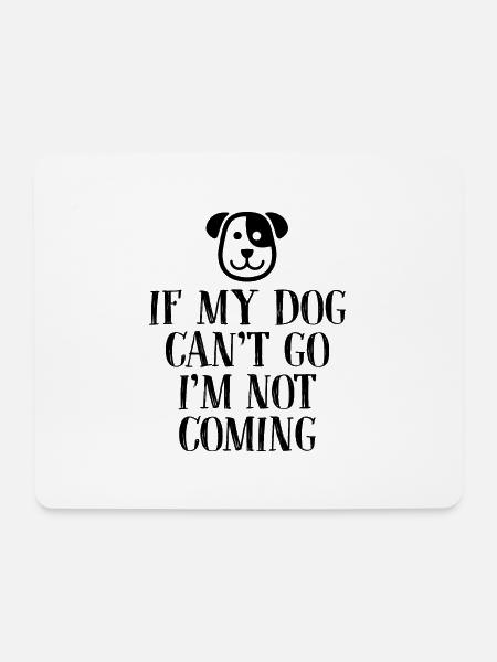 Hund Hundeliebe - Mousepad (Querformat) - Weiß