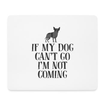 Amour de chien chien chiens - Tapis de souris (format paysage) - blanc - Devant