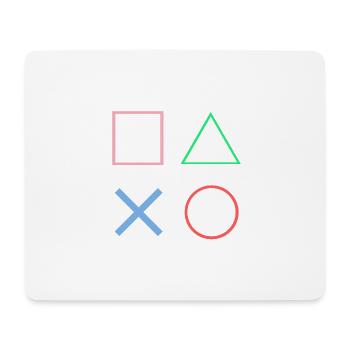 OG BUTTONS - Mouse Pad (horizontal) - white - Front
