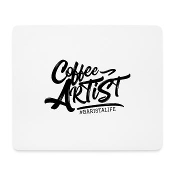 Coffee Artist Gift Barista Cafe Bar Profession - Mouse Pad (horizontal) - white - Front