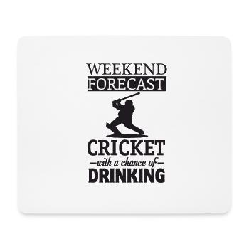 Cricket - Mousepad (Querformat) - Weiß - Vorne