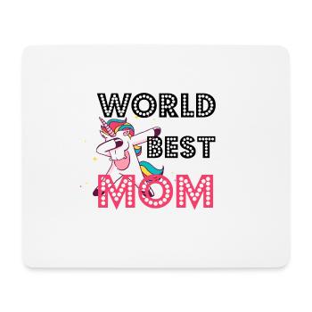 Le plus grand cadeau de maman de mondes Mère licorne tamponnant - Tapis de souris (format paysage) - blanc - Devant