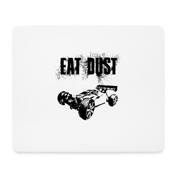 RC Car Racing On Off-Roader EAT DUST BLACK - Mouse Pad (horizontal) - white - Front