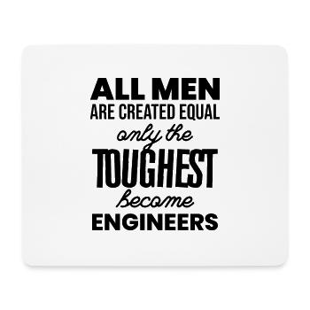 Engineer Gift Profession Technology Machine Jobs - Mouse Pad (horizontal) - white - Front