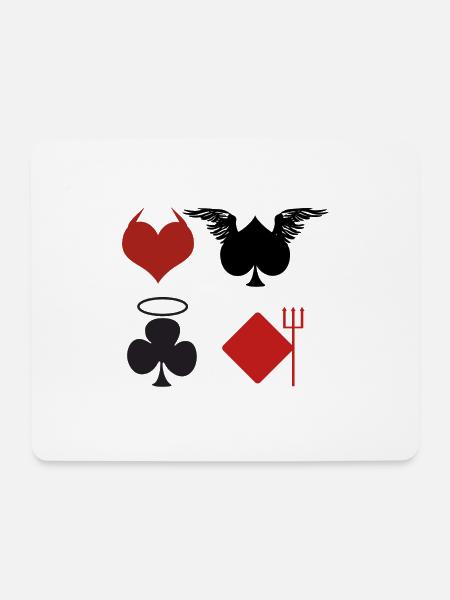 Poker Cashgame Gambling Gift Men's Thing - Mouse Pad (horizontal) - white